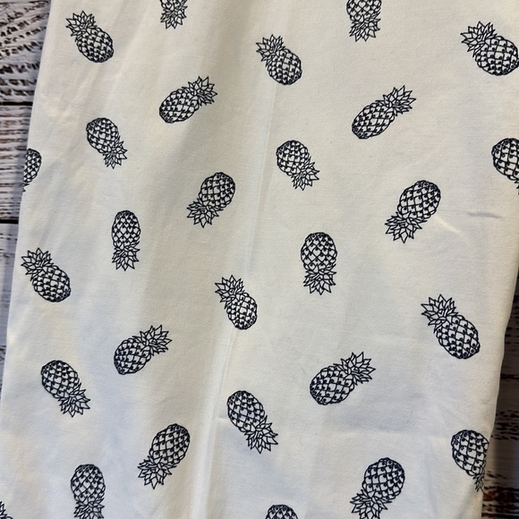 Talbots The Perfect Crop Curvy‎ Pineapple Pants Size 8 - Picture 2 of 6